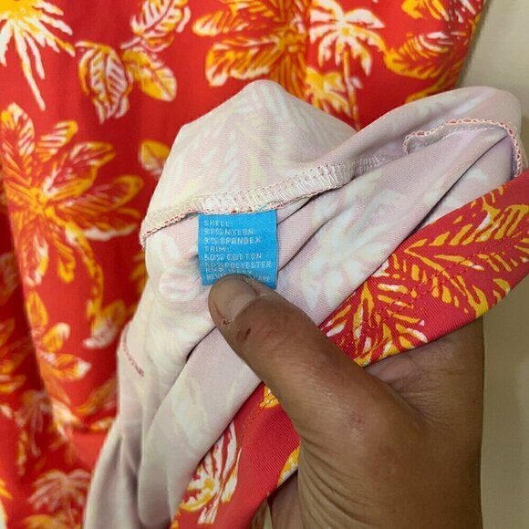 J.McLaughlin Brent split V-neck Sleeveless Dress Catalina Cloth Fringe Palm - XS - Picture 2 of 9